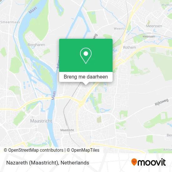 Nazareth (Maastricht) kaart