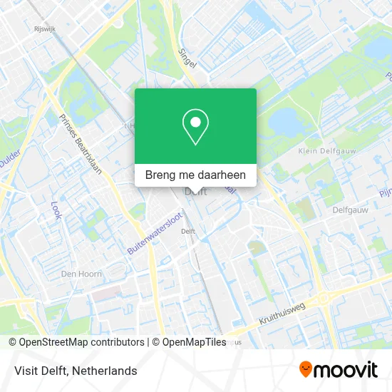 Visit Delft kaart