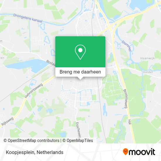 Koopjesplein kaart