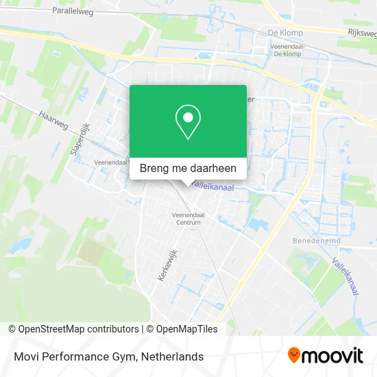 Movi Performance Gym kaart