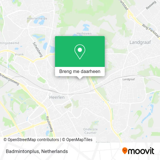 Badmintonplus kaart