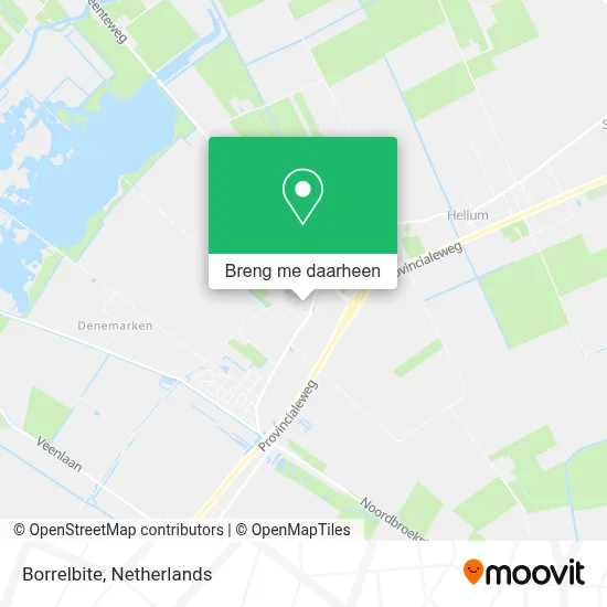 Borrelbite kaart