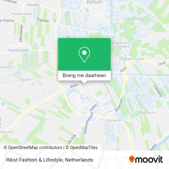 Rikst Fashion & Lifestyle kaart