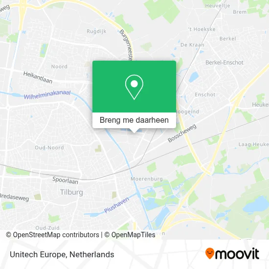 Unitech Europe kaart