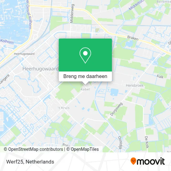 Werf25 kaart