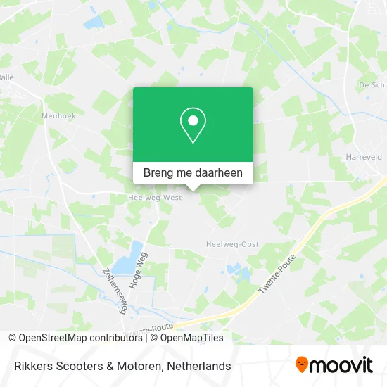 Rikkers Scooters & Motoren kaart