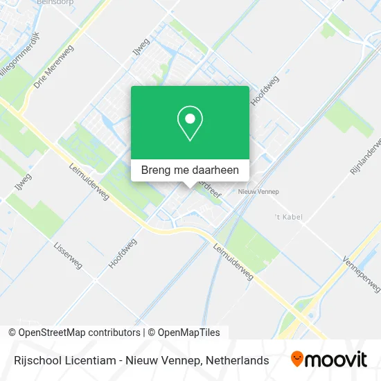 Rijschool Licentiam - Nieuw Vennep kaart
