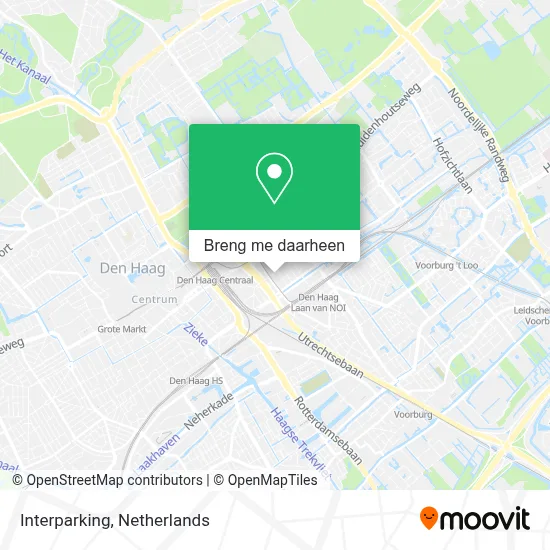 Interparking kaart