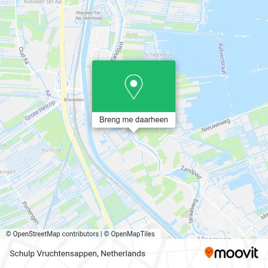 Schulp Vruchtensappen kaart