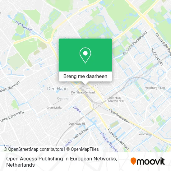 Open Access Publishing In European Networks kaart