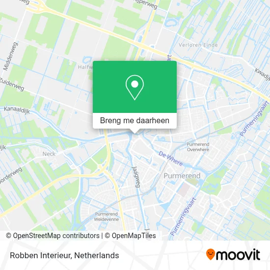 Robben Interieur kaart
