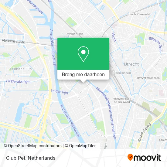 Club Pet kaart