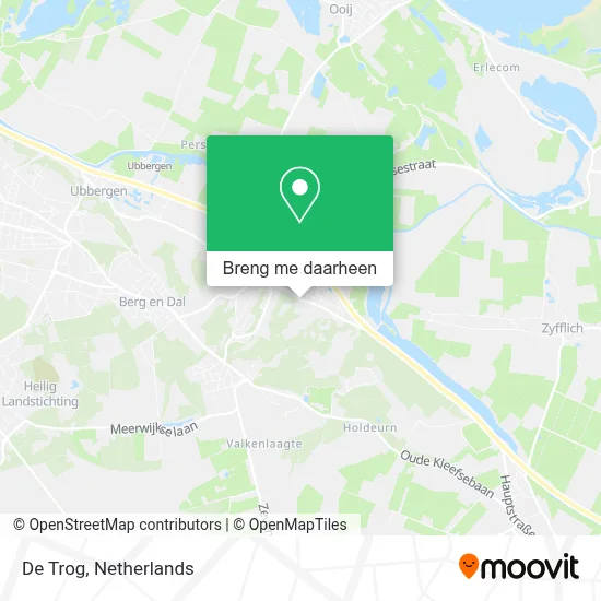 De Trog kaart