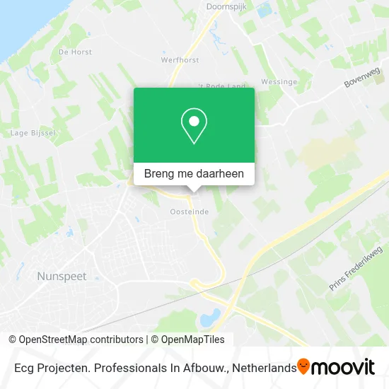 Ecg Projecten. Professionals In Afbouw. kaart