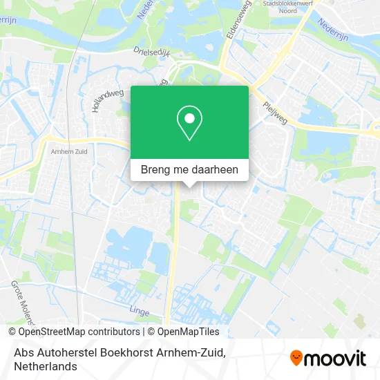 Abs Autoherstel Boekhorst Arnhem-Zuid kaart