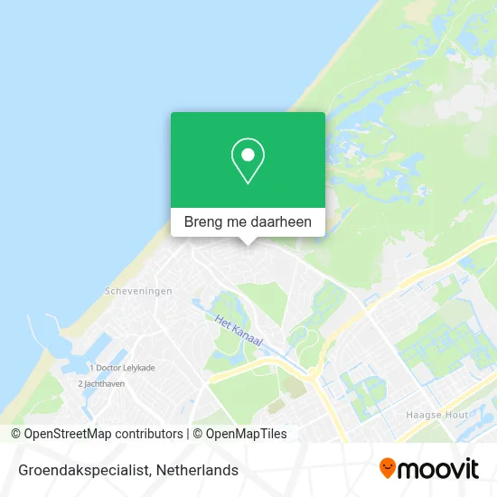 Groendakspecialist kaart