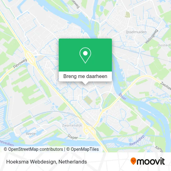 Hoeksma Webdesign kaart