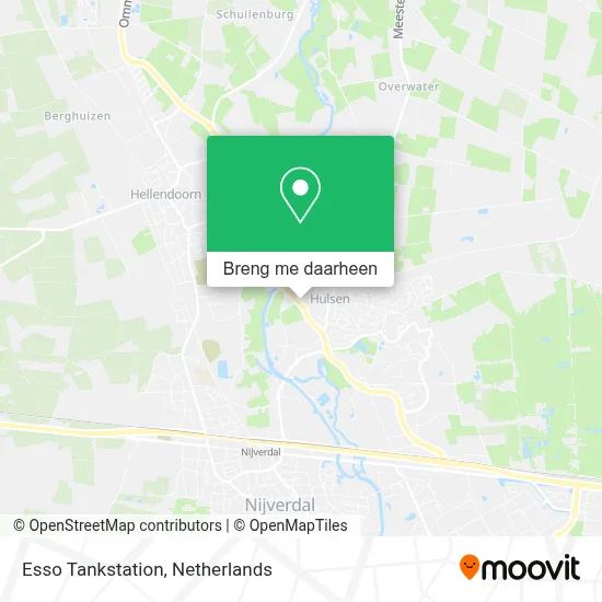 Esso Tankstation kaart