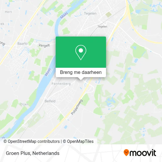 Groen Plus kaart