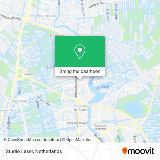 Studio Laser kaart