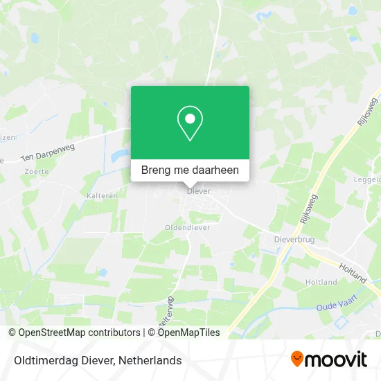 Oldtimerdag Diever kaart