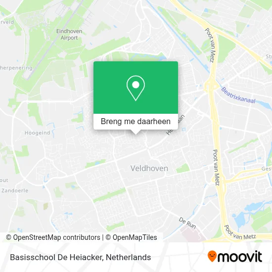 Basisschool De Heiacker kaart