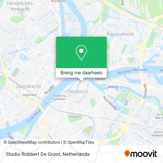 Studio Robbert De Groot kaart