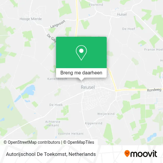 Autorijschool De Toekomst kaart
