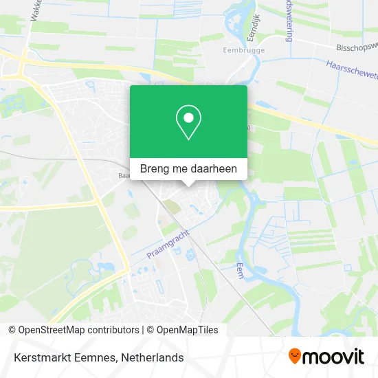 Kerstmarkt Eemnes kaart