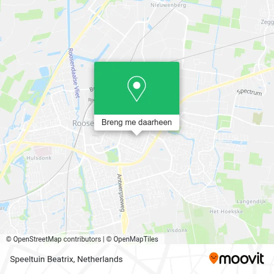 Speeltuin Beatrix kaart