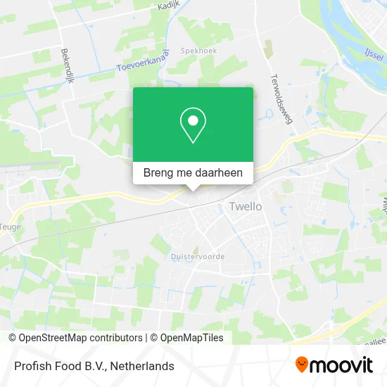 Profish Food B.V. kaart