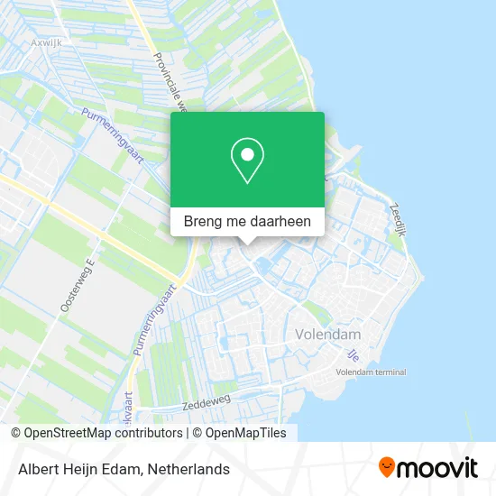 Albert Heijn Edam kaart