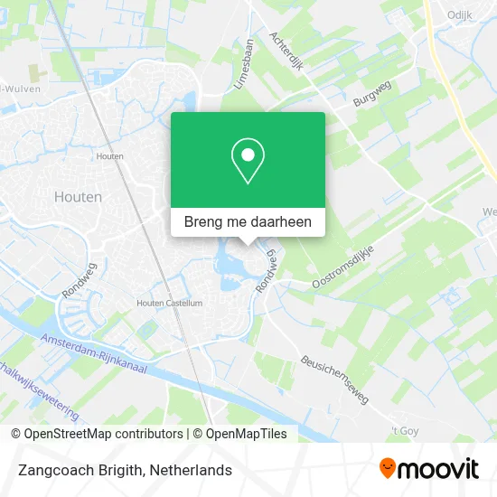 Zangcoach Brigith kaart