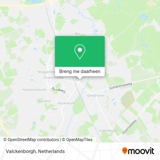Valckenborgh kaart
