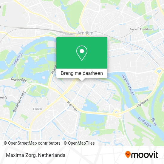 Maxima Zorg kaart