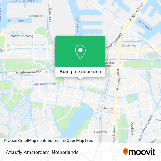 Atlasfly Amsterdam kaart