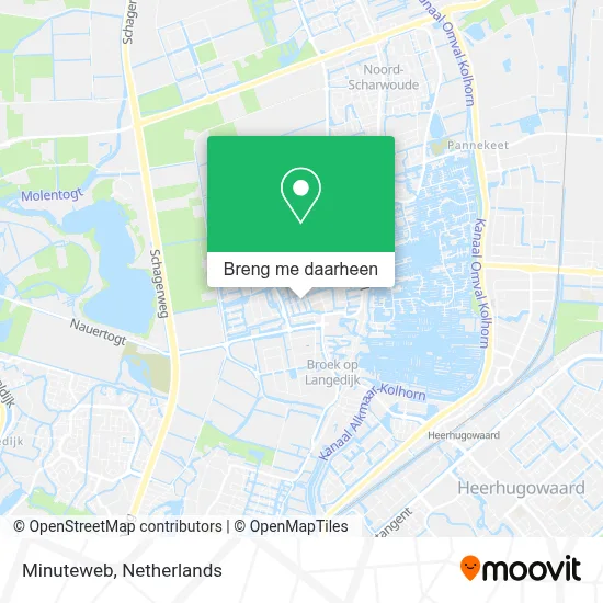 Minuteweb kaart