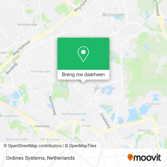 Ordinex Systems kaart