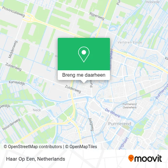 Haar Op Een kaart