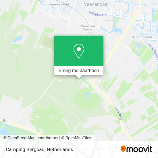Camping Bergbad kaart