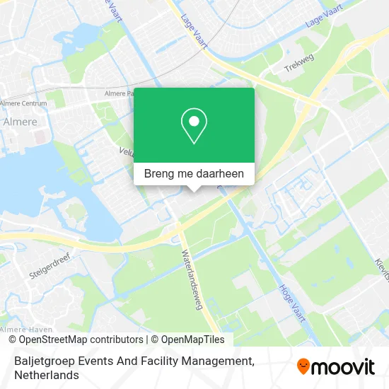 Baljetgroep Events And Facility Management kaart