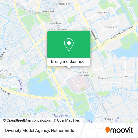 Diversity Model Agency kaart