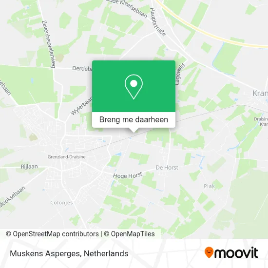 Muskens Asperges kaart