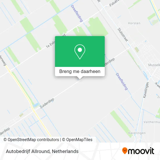 Autobedrijf Allround kaart