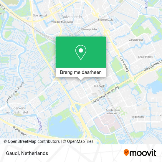 Gaudi kaart