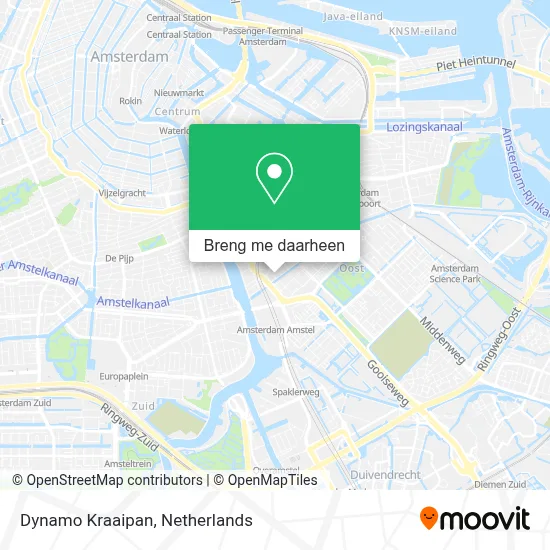 Dynamo Kraaipan kaart