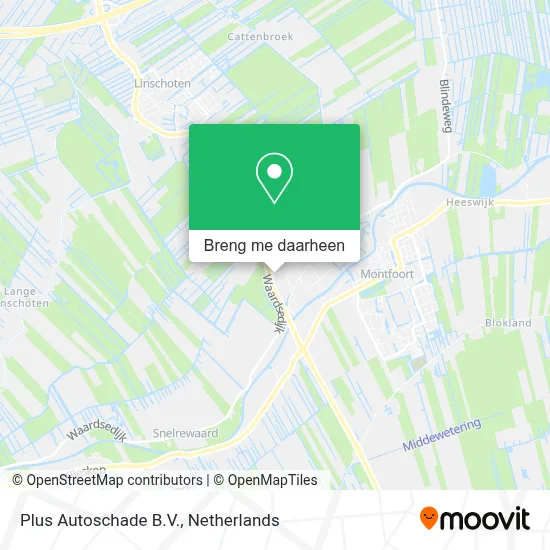 Plus Autoschade B.V. kaart