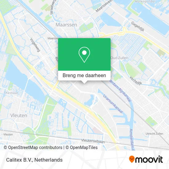 Calitex B.V. kaart