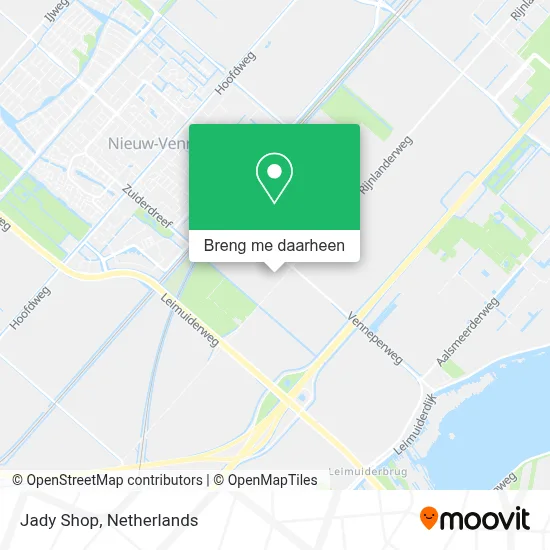 Jady Shop kaart