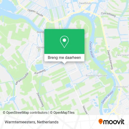 Warmtemeesters kaart